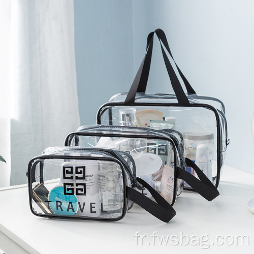 Clear PVC Making Makeup Case Cosmetic Sac